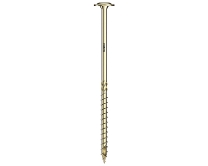 Шуруп Paneltwistec с тарельчатой головкой; желтая оцинковка; TX40 EuroTec 8,0x160 мм (50шт.)